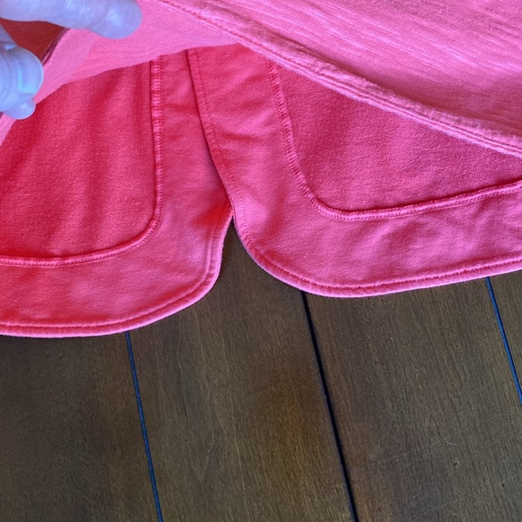 NEON BUDDHA Coral Blazer/Jacket Large Decorative Button Size Petite Large - Picture 9 of 13